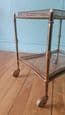 Small brass drinks trolley - SOLD